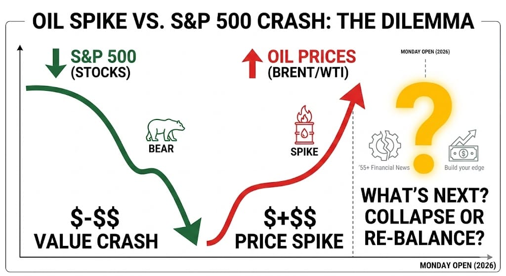 The Iran Factor: Oil Spikes This Monday—Will the Stock Market Crack?
