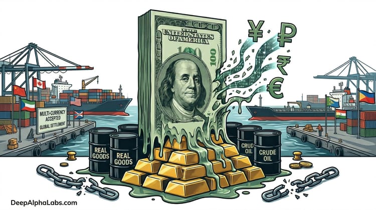 Cracks in the Dollar Hegemony — The Escape to Real Goods
