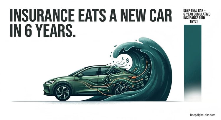 Insurance Eats A New Car in 6 Years: Why is New York City So High?