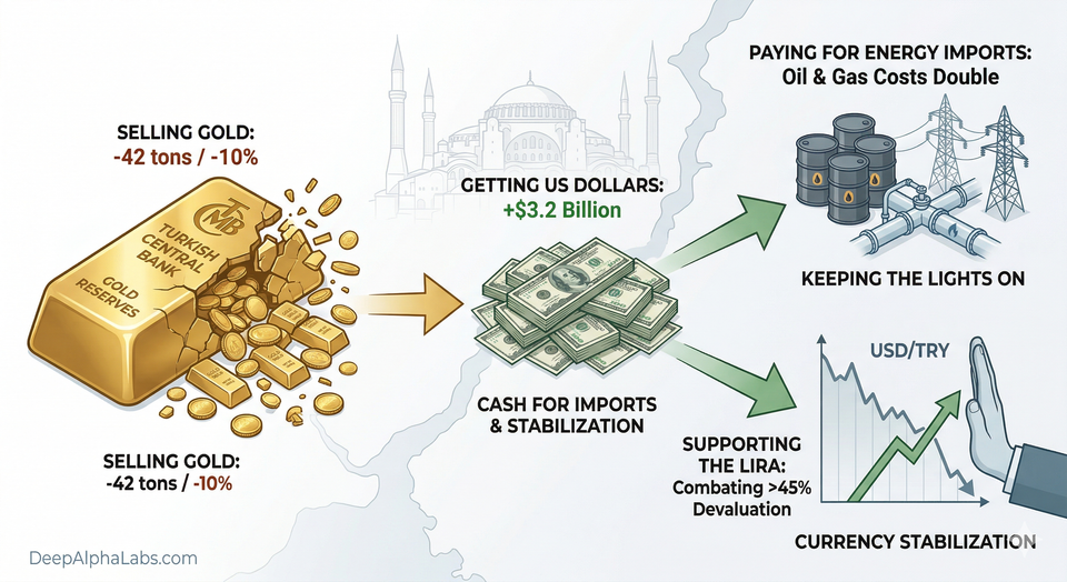 Selling Gold to Survive in 2026: How Long Can Turkey Last?