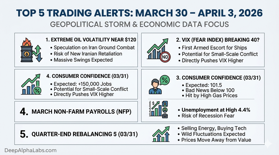 Top 5 Trading Alerts: March 30 – April 3, 2026